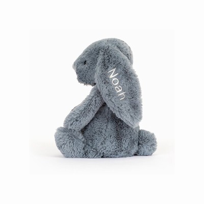 Jellycat Bashful Dusky Blue Conejo Medium | XLAT-34692